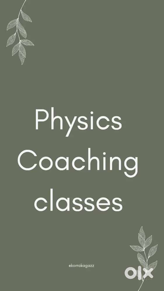 Physics coaching classes