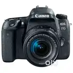 Canon 77D with lens