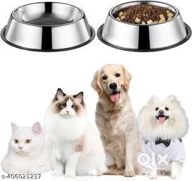 BOWLFULL BUDDIES Scratch less and Anti-Slip Design Stainless St...