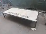 Steel folding bed