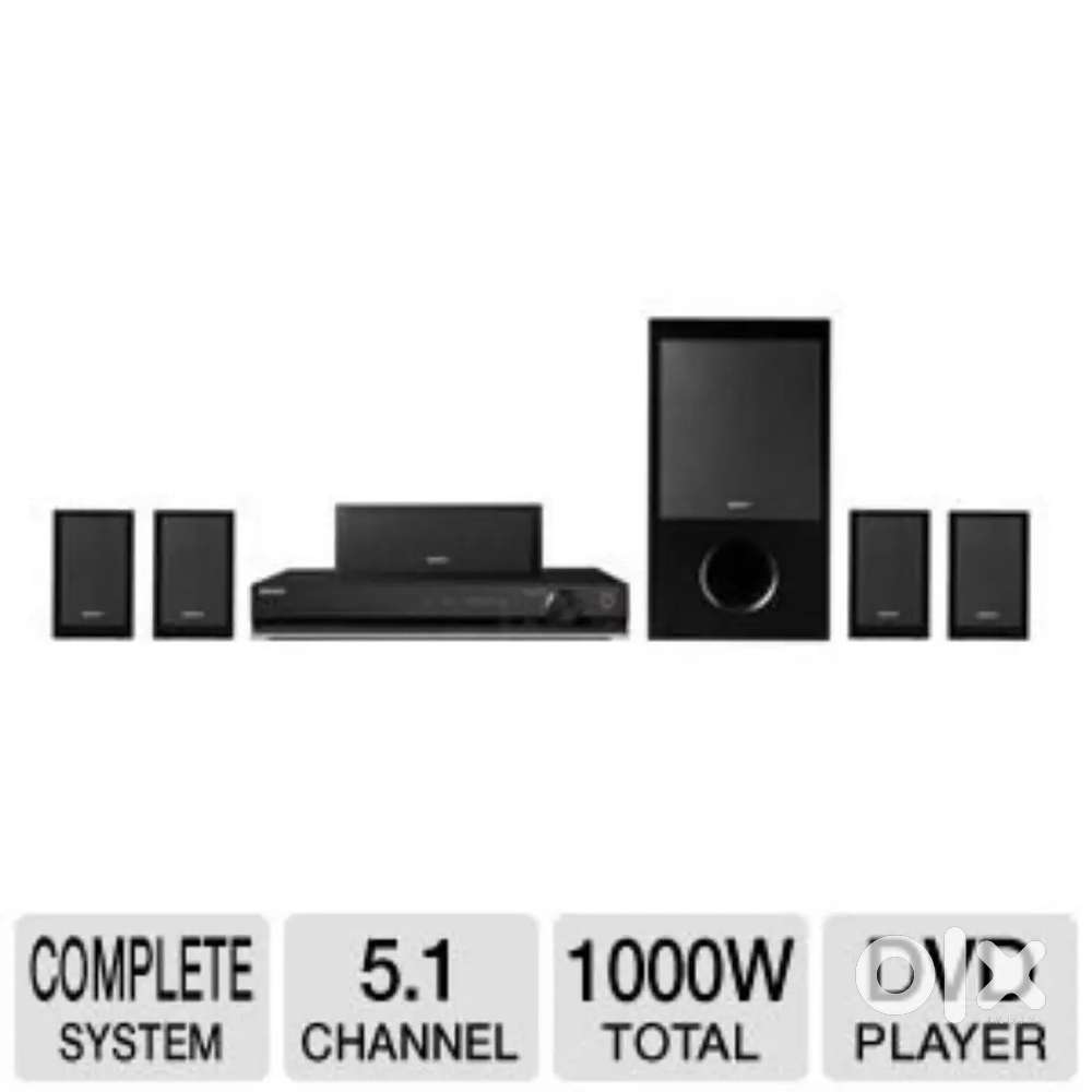 Sony DZ510 5.1 Dolby Home theatre 1000 Watts good conditin no bill box