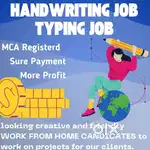 DATA Entry Handwriting Typing Work