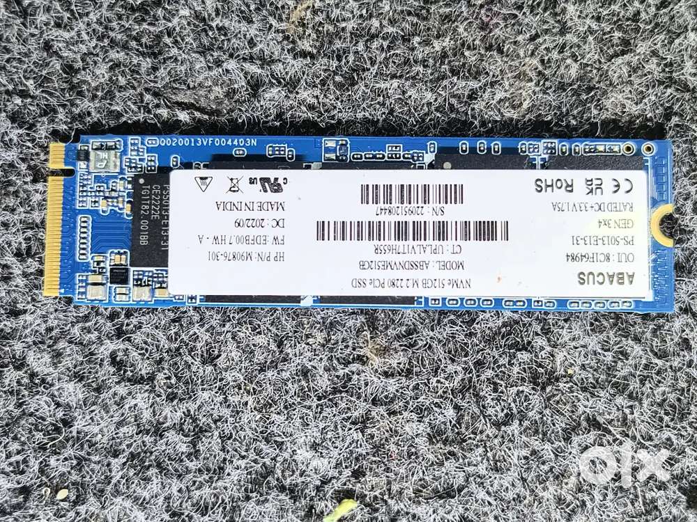 Mvme m.2 SSD 512GB