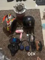 Sony xb700 head phones ,panosonic hair dryer , helmets etc