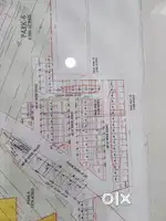 500 GAJ 25% BUILT-UP SINGLE LANE FACING PARK PLOT FOR SALE