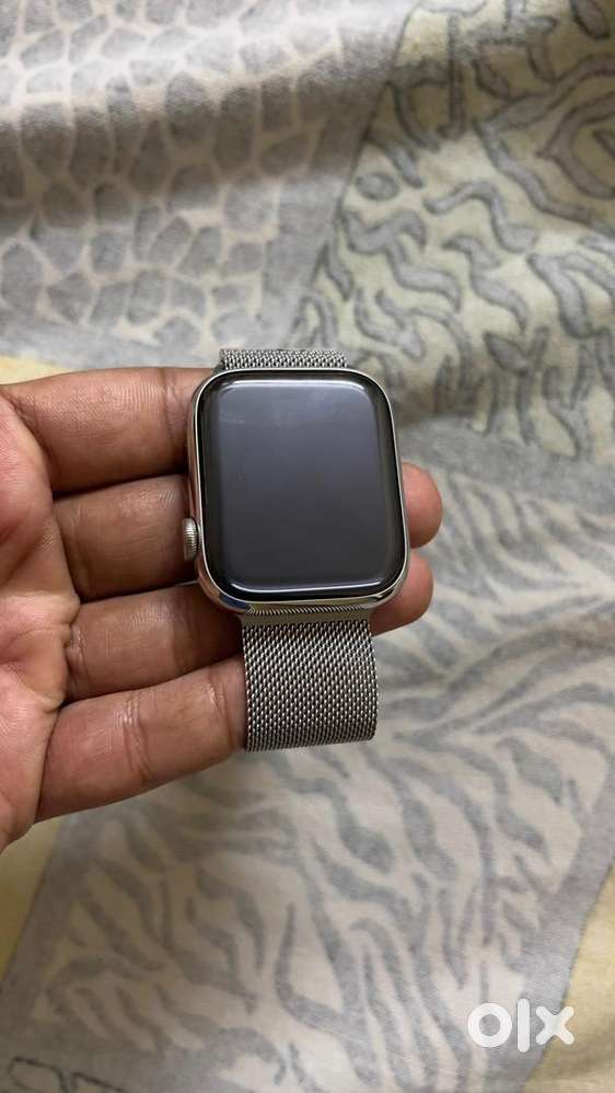 Apple watch stainless steel silver series 7 Gps + cellular