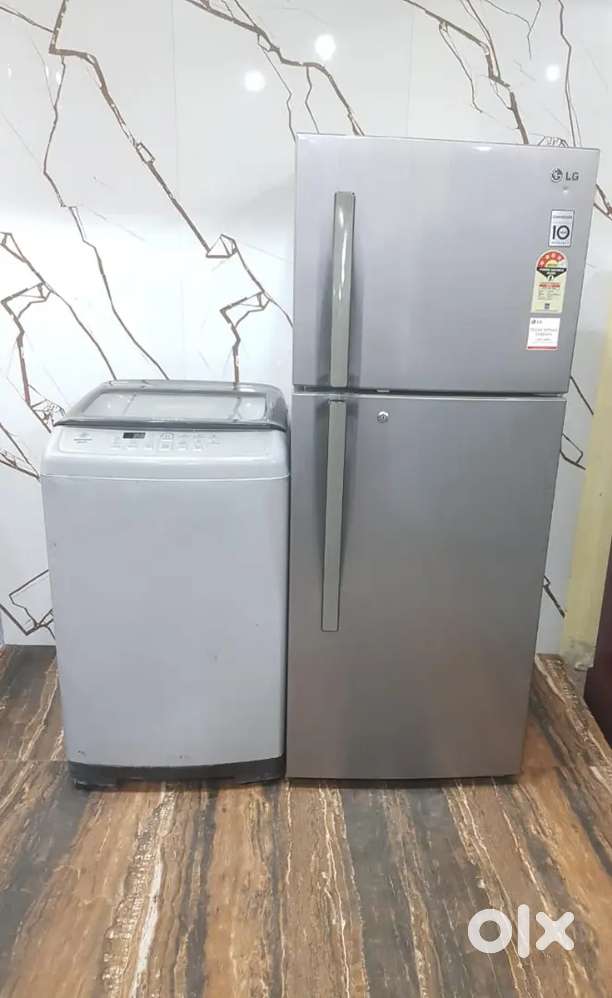 Samsung Fully automatic washing machine and LG  refrigerator 821+