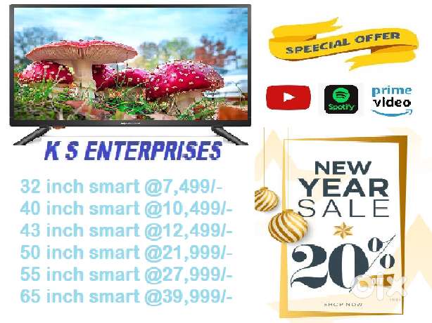 WINTER SUPER OFFER 40 INCHES  SMART, 4K UHD LED TV IN 10,499/- ONLY.
