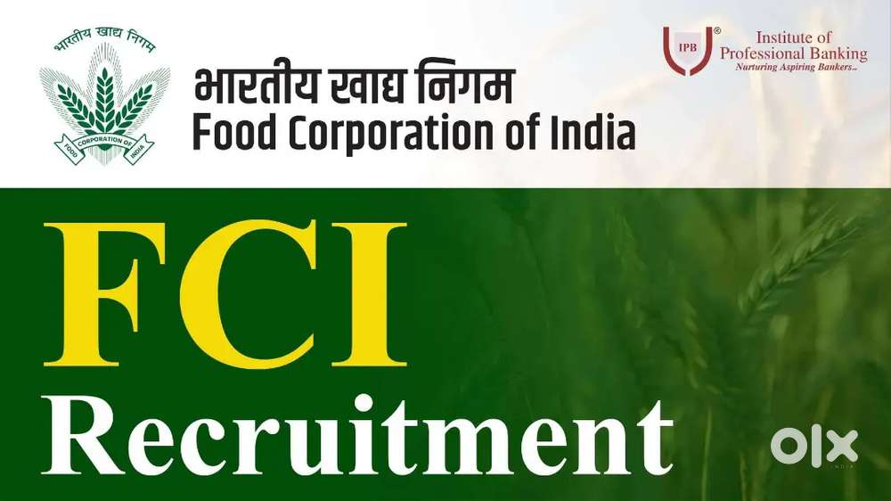 F.C.I URGENT VACANCY IN ALL WEST BENGAL. MALE AND FEMALE BOTH APPLY