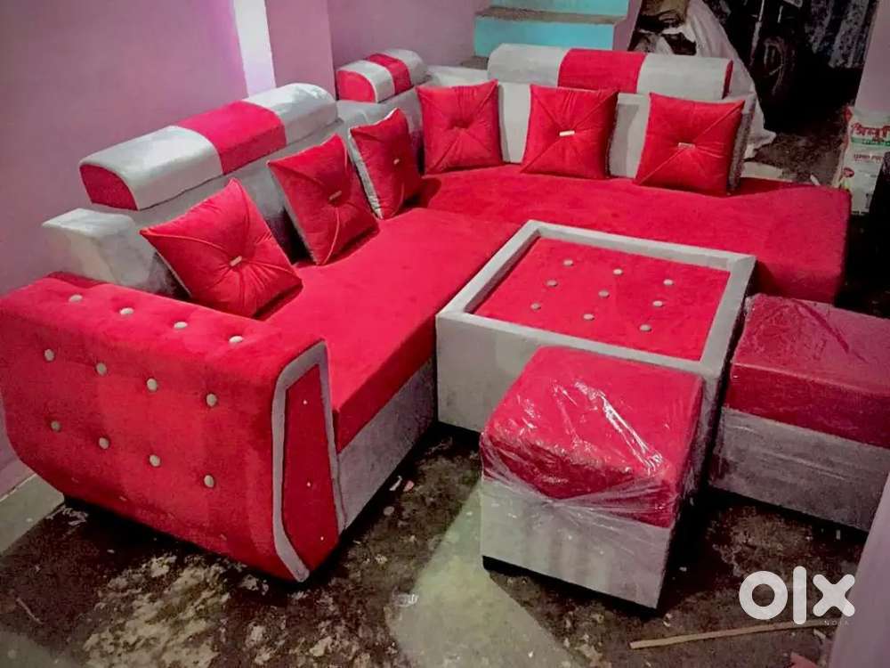 Brand new sofa and Safdarjung enclave.