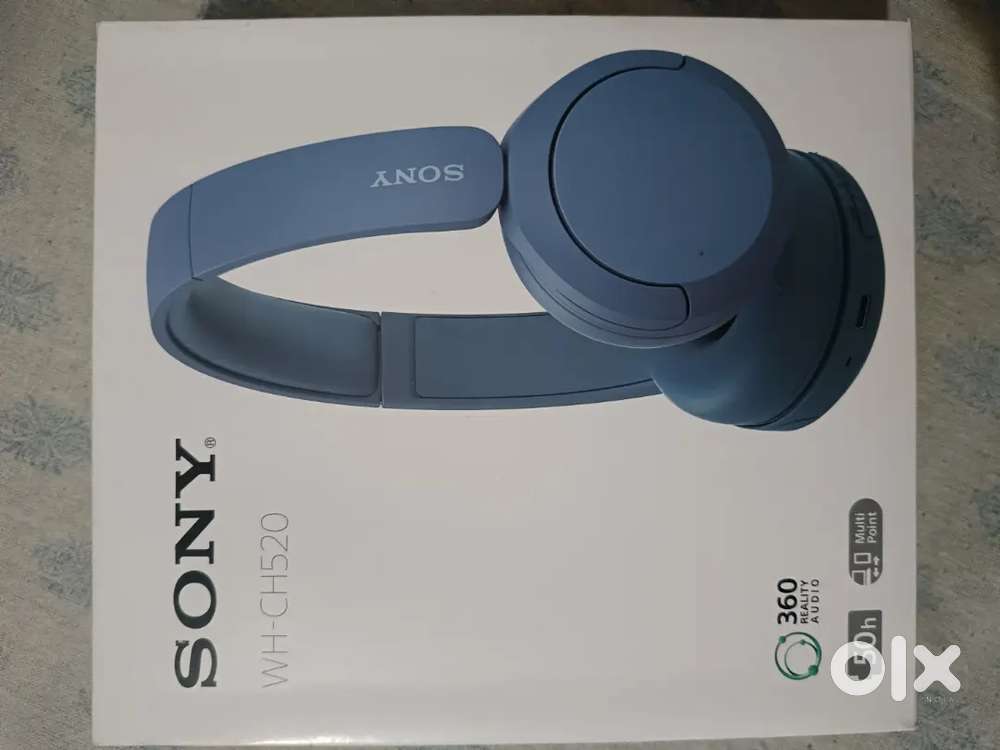 Sony WH-CH520 Wireless Bluetooth Headphones On Ear with Mic