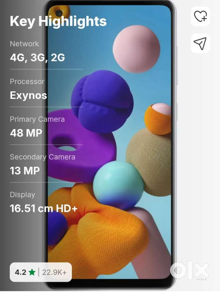 Galaxy A21s sale
