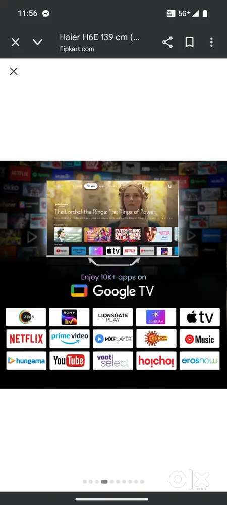 Hier 55 smart led tv