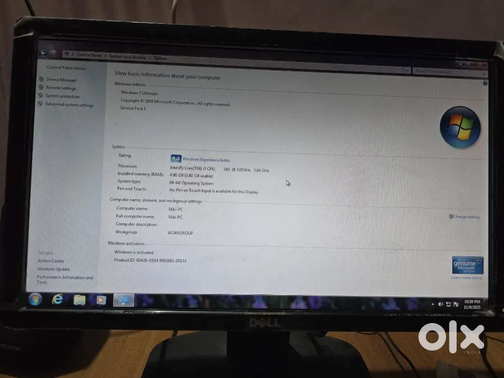 Intel Core i3 Assembled PC