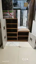Factory stock clearance  amazing 3x3 shoes rack with cushion