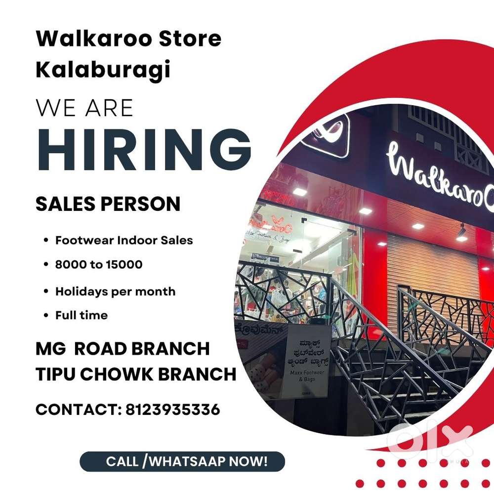 Sales Person footwear Showroom