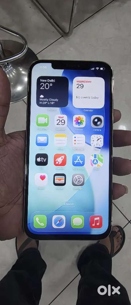 Iphone 12 pro max gold 256 gb screen change face id off good condition