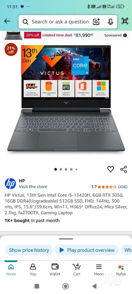 HP VICTUS GAMING