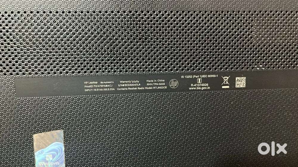 HP S15 1 year old for sale