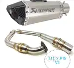 MT15, R15 V3 FULL SILENCER KIT