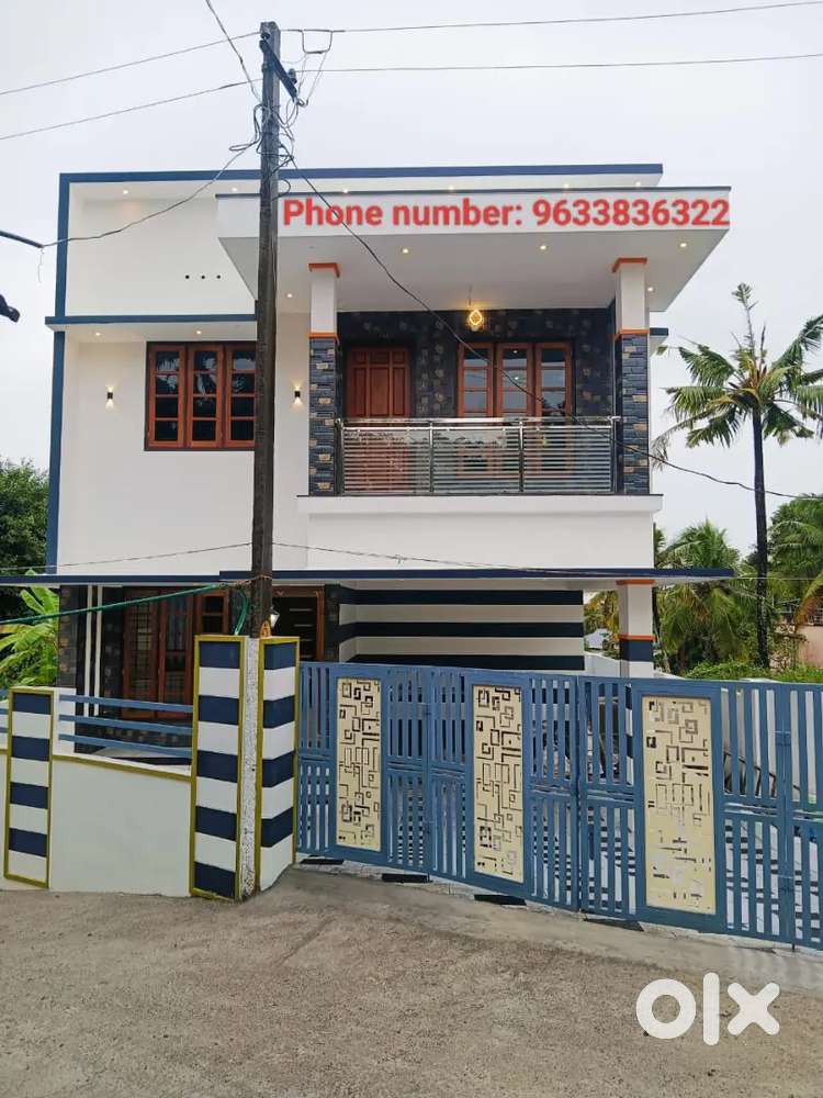 4cent and 1550 sqft  3BHK house for sale at Kachani 70 LakhsNo Brokers