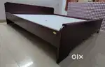 Branded 6’ x6’ size double bed made by refurbished wood