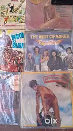 Rear collection of  LP records intact condition.