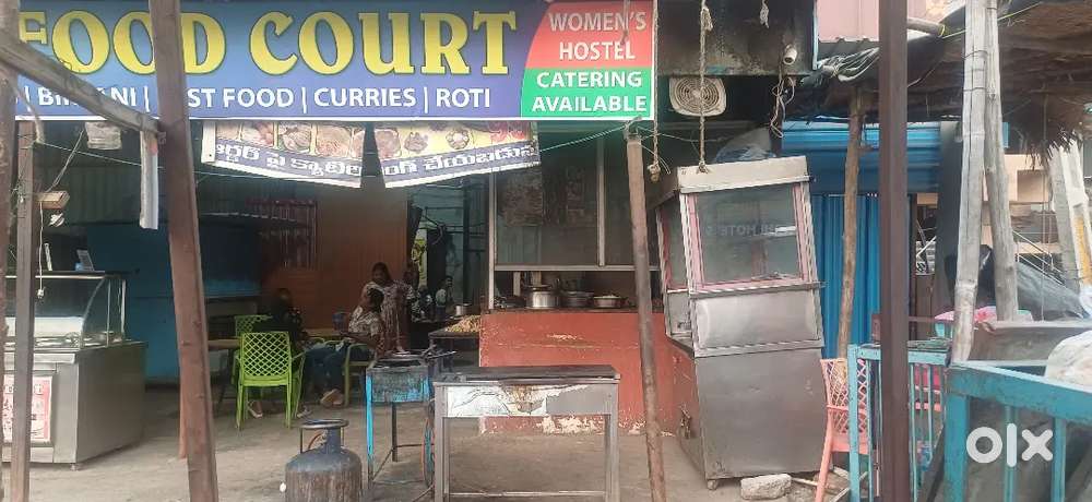 Space available for Tea stall, Tiffin center and Pan center