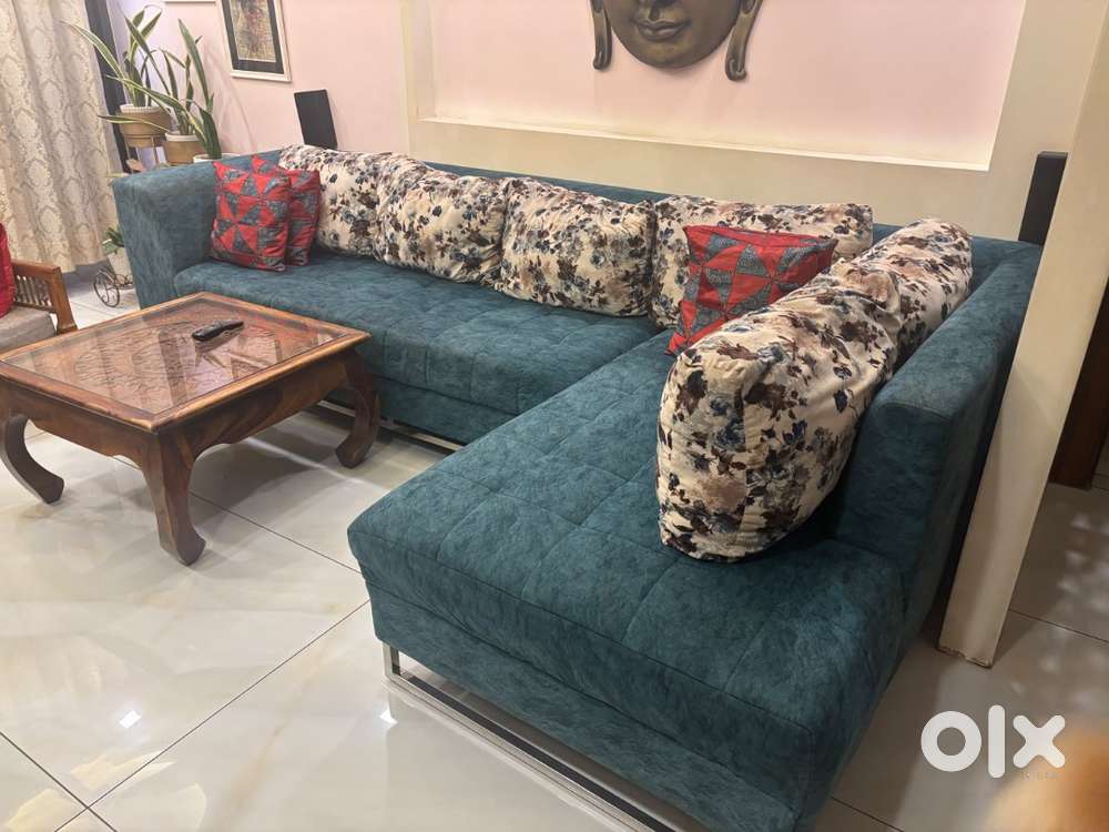 L Shaped sofa , used sparingly