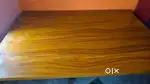 Premium Wood Double Bed with High-Quality Mattress – Excellent Cond.