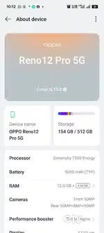 Oppo Reno 12 Pro 12...512gd