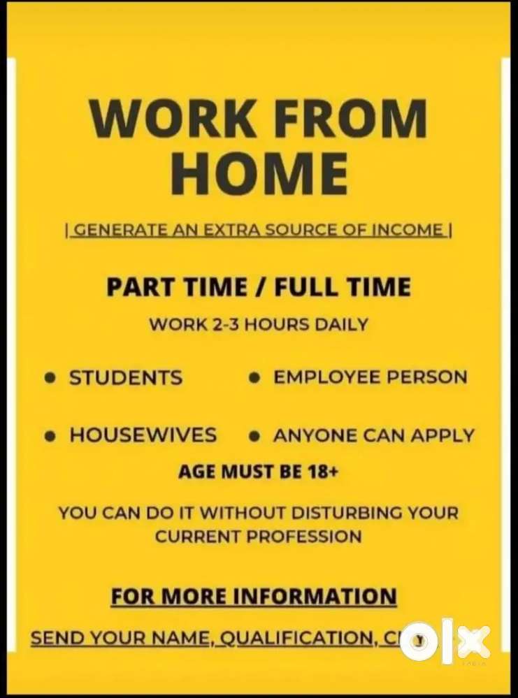 Work from home just your  Mobile phone