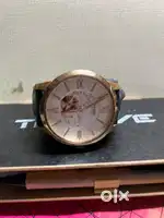Fossil Townsman Automatic Navy Leather Watch
