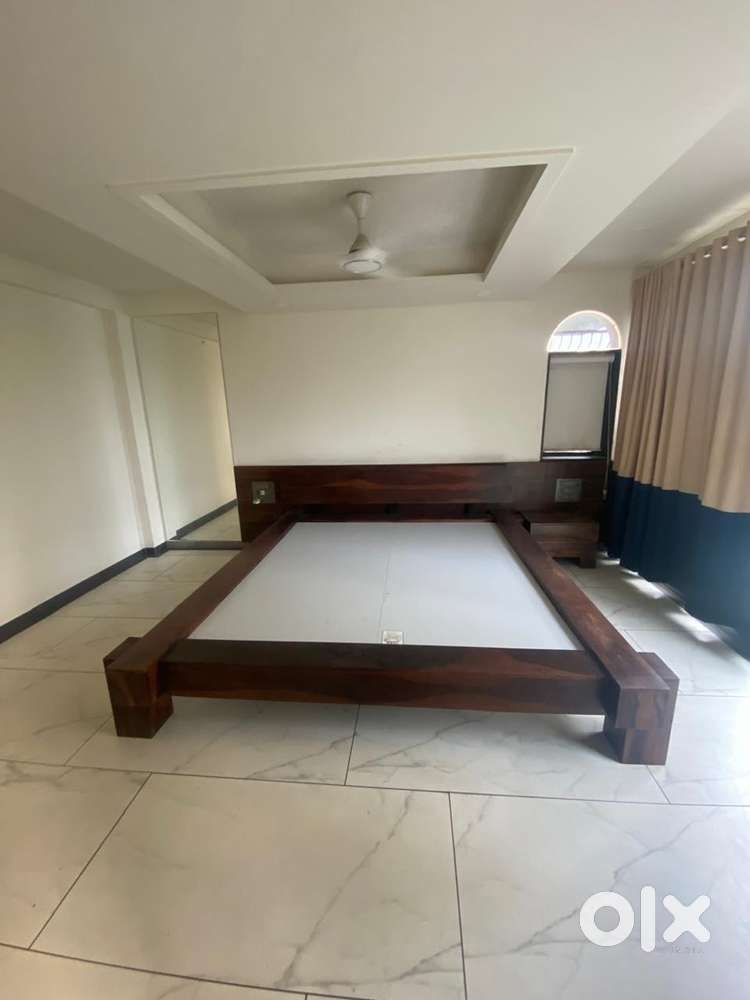 Pure wooden double BED