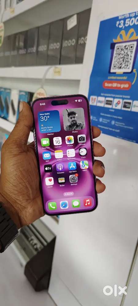 IPHONE 16 256GB TITANIUM PINK COLOUR FULL BOX AVAILABLE IN LOW PRICE