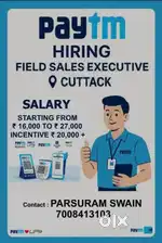 Field Sales Executive (For Cuttack)