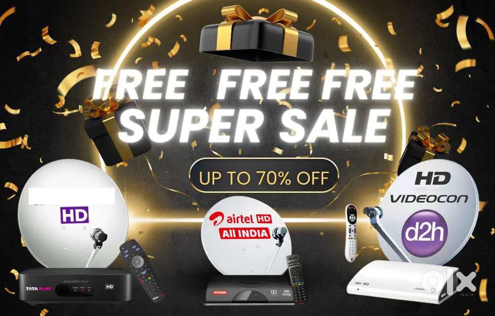 All DTH Available Best Rate Sky DishTV Airtel Videocon D2H Tatá Play