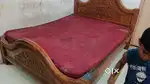 Wooden dubble cot bed