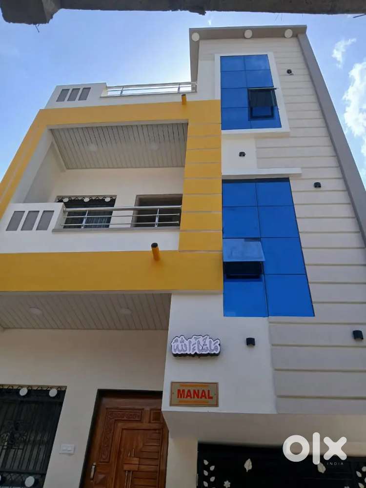 Newly construct home carpet  area 470 2 floor building. With hoo