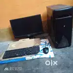“Complete Desktop PC  iBall CPU + Philips Monitor  Good Condition”