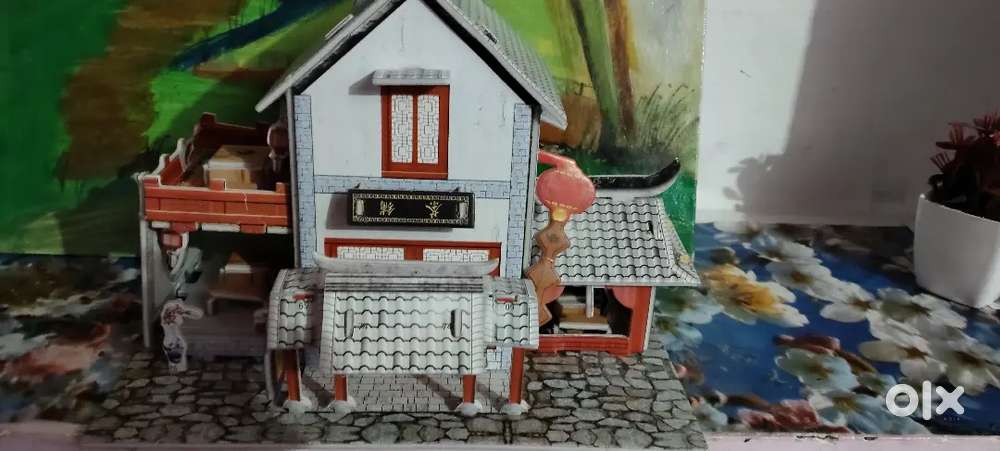 Mini  3Dhouse model for decoration