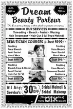 Beauty services only for ledies