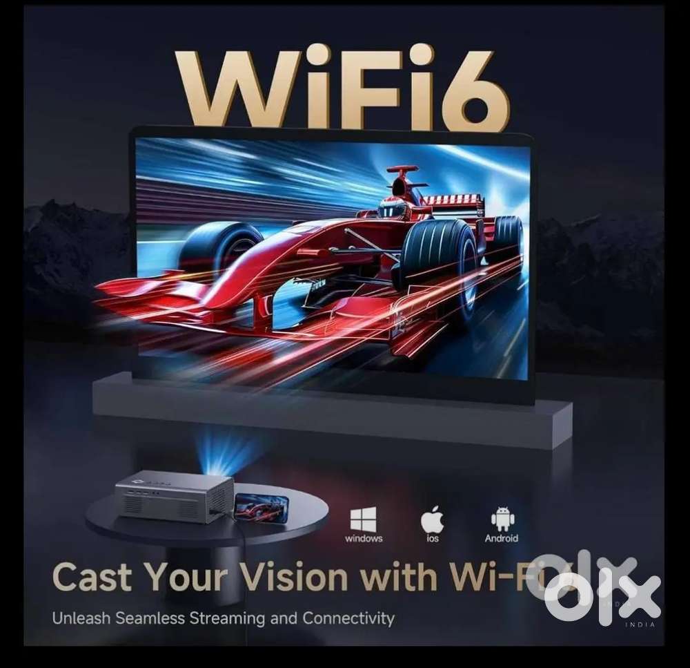 Buy 200Inch 4K Android Projector watch TV
Movies Cricket on Big Screen