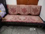 Three Seater Wooden Sofa
