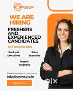 Support/Sales/Fleet Executives needed, at WOW CARZ BTM LAYOUT