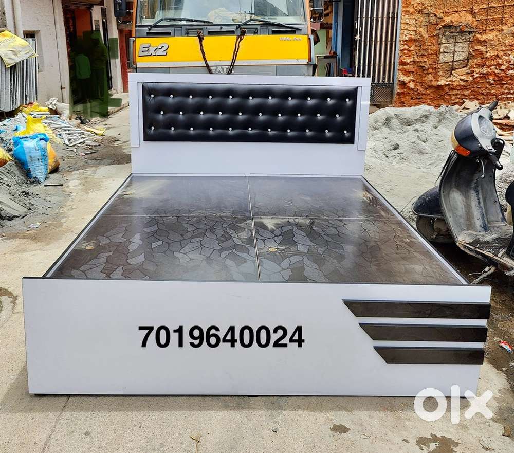 Brand new Queen size cot with box storage only 12999