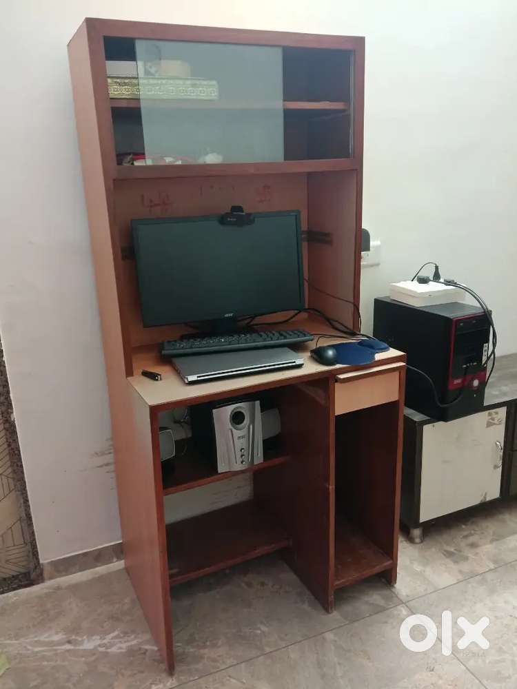 1Computer cum study table 2.bed 3.tv unit 4.cupboard
