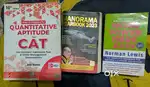 Cat quantitative aptitude & Manorama word power made easy book