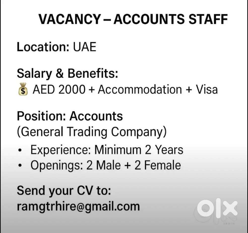 Accounts staff