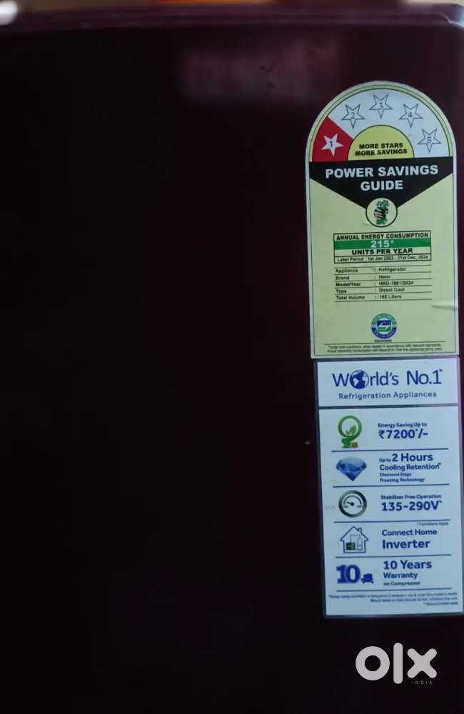 Haier refrigerator